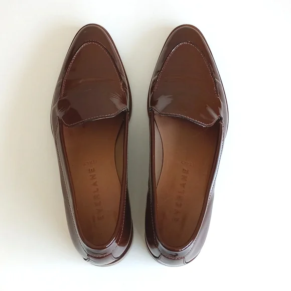 Everlane Brown Patent Leather Loafers - Picture 11 of 12